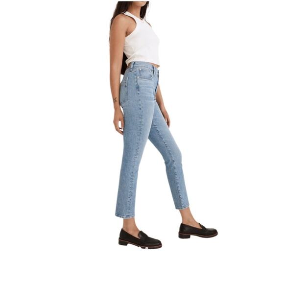Madewell The Perfect Vintage Crop Jean in Greyton Wash Size 26 NWT - Picture 8 of 12